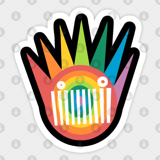 Ween - Rainbow Boognish Sticker by brooklynmpls